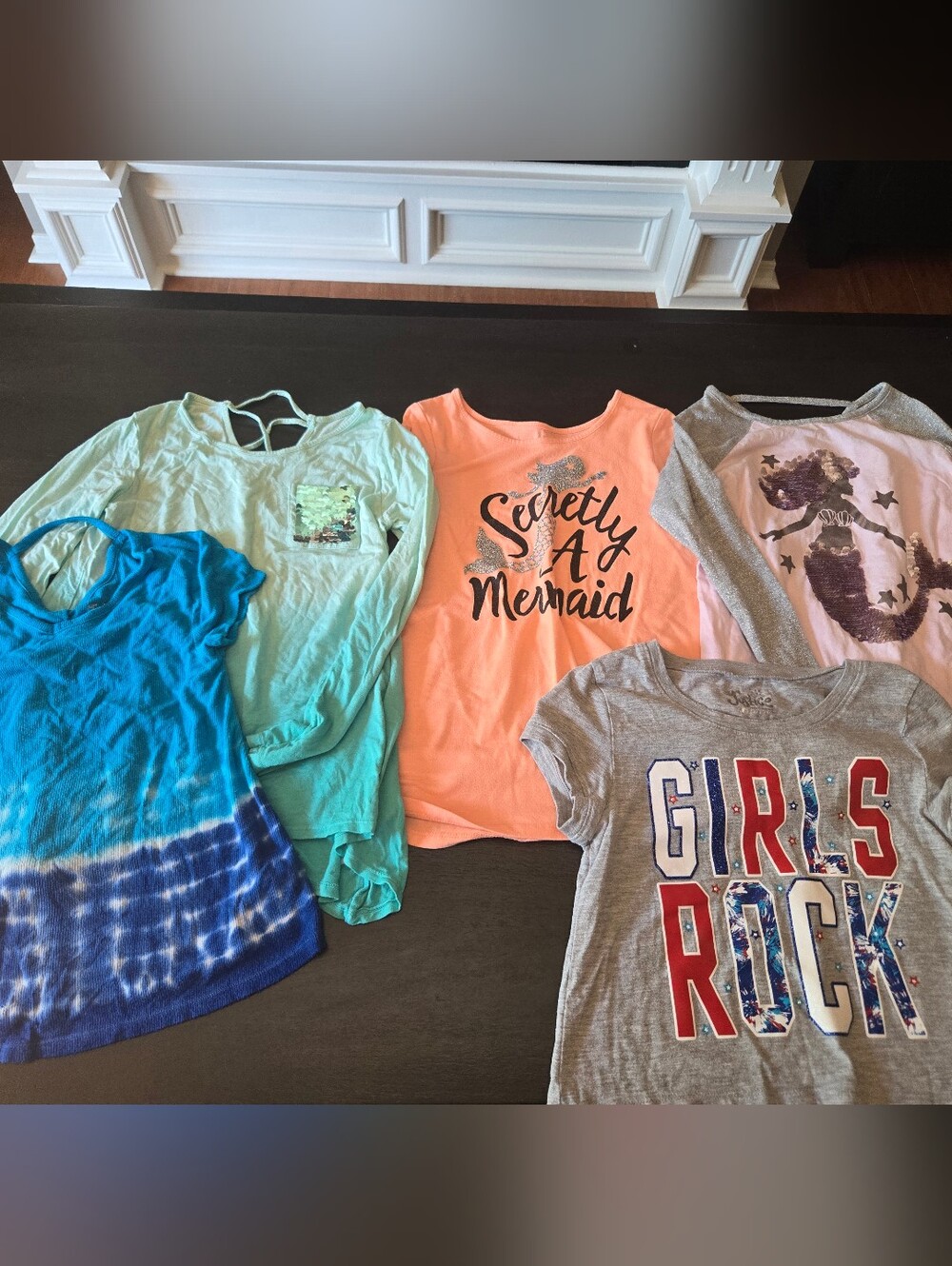 Justice Girls Size 8 (Medium) Shirt Lot
